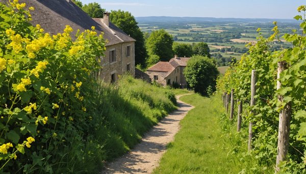 Itinéraires de randonnée autour des sites historiques de la Côte Fleurie