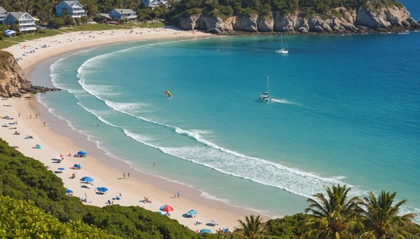 Les meilleures plages de la Cote Fleurie pour des activités aquatiques