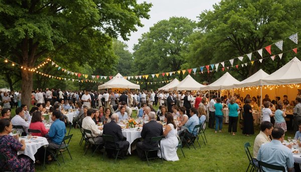 Événements culturels et naturels : célébrations en plein air