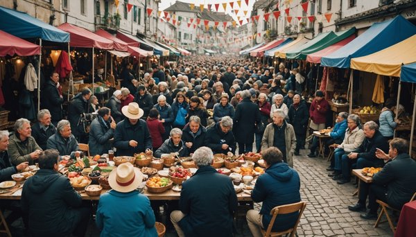 comment profiter des fêtes locales et marchés artisanaux entre mer et campagne